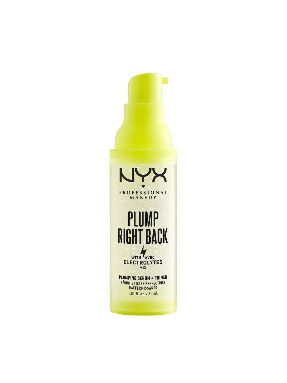 NYX Plump Right Back Hydrating Primer - Neon Yellow Packaging - Picture 2 of 3